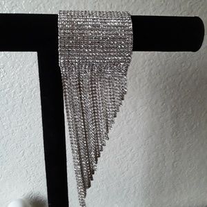 Rhinestone cuff bracelet